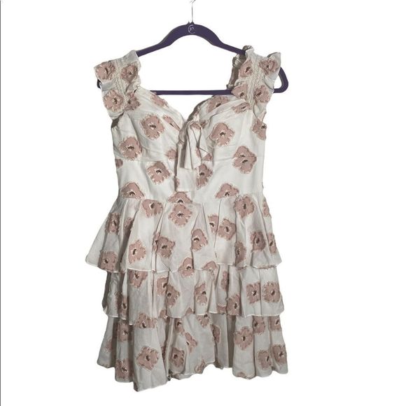 Caroline Constas Helena Floral Mini Dress - Picture 3 of 9